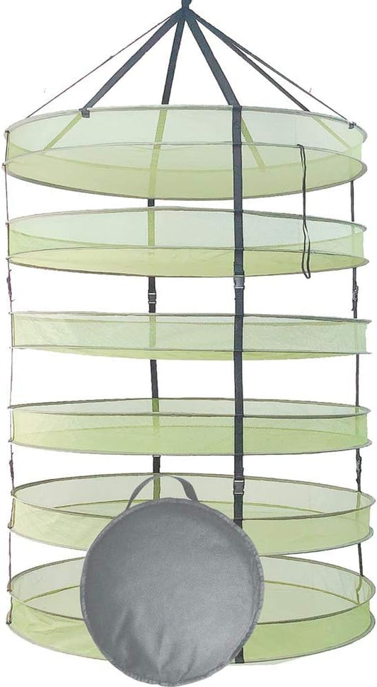 Herb Drying Rack 3 Ft Hanging Dry Net 36 Inch for Curing Hydroponic Herb Vegetable Fruit Flower